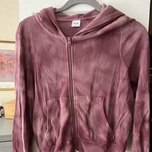 Aritizia Tna Waffle Zip Hoodie